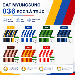 BẠT MYUNGSUNG 036 SỌC/LÁ TRÚC